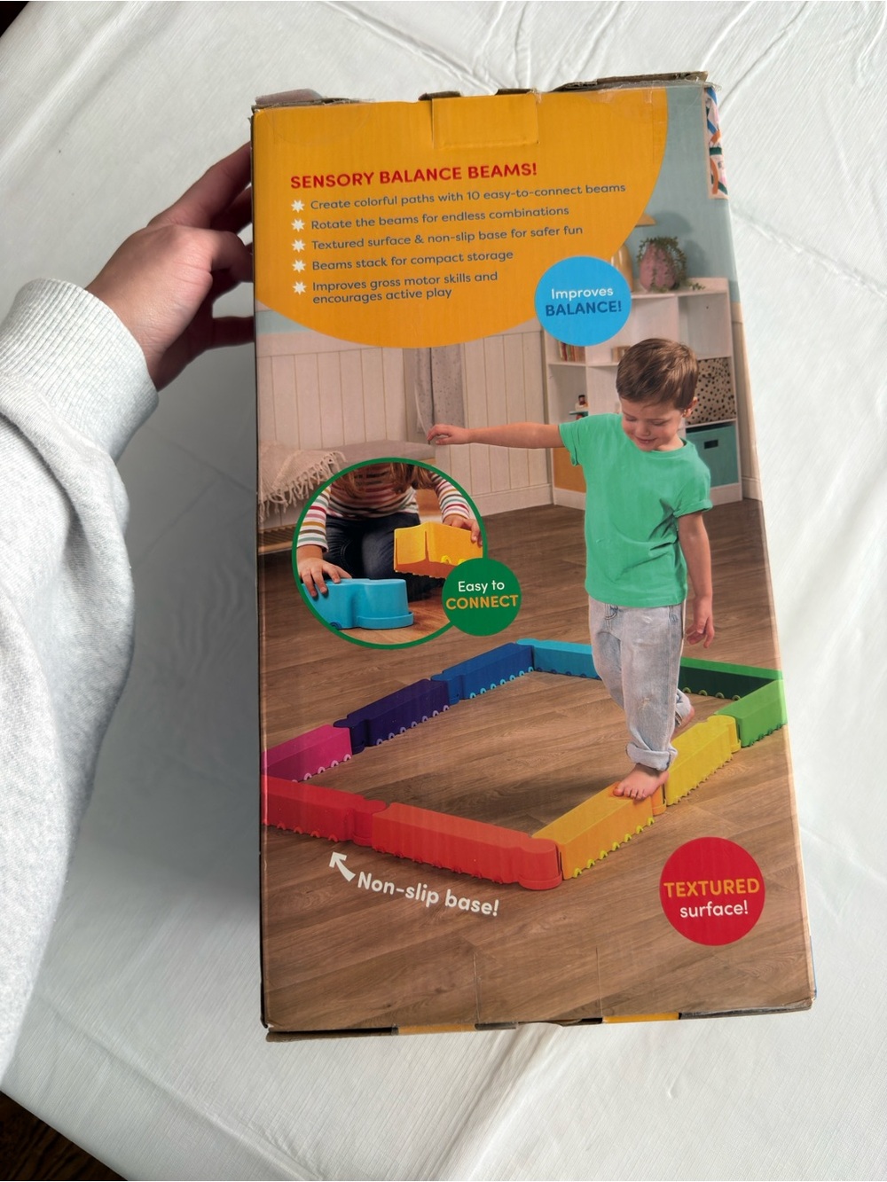Battat Rainbow Ridge Balance Beams - Bright Multicolor Play Set - Picture 3 of 7